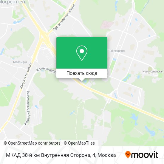 Карта МКАД 38-й км Внутренняя Сторона, 4