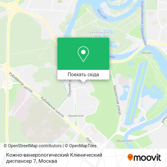 Карта Кожно-венерологический Клинический диспансер 7