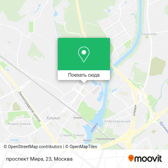 Карта проспект Мира, 23