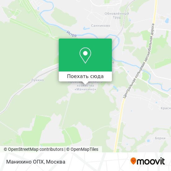 Карта Манихино ОПХ