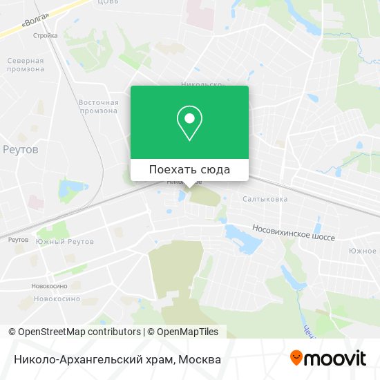 Карта Николо-Архангельский храм