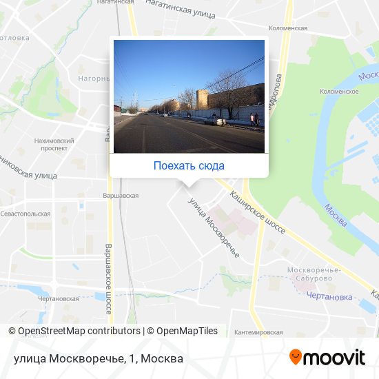 Карта улица Москворечье, 1