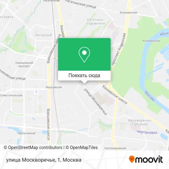 Карта улица Москворечье, 1