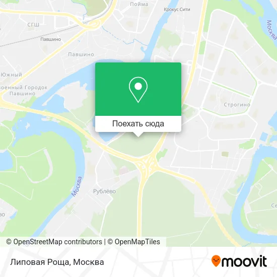 Карта Липовая Роща