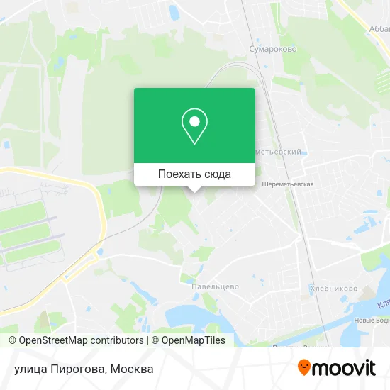 Карта улица Пирогова