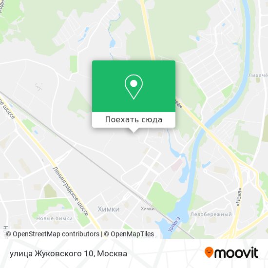 Карта улица Жуковского 10