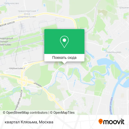 Карта квартал Клязьма