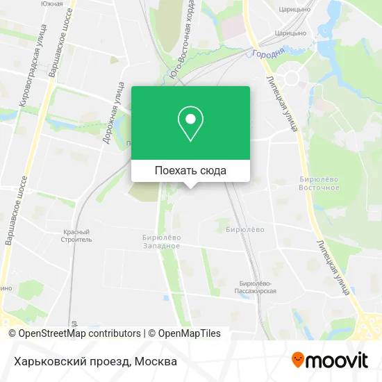 Карта Харьковский проезд
