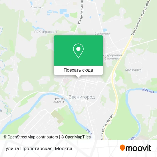 Карта улица Пролетарская