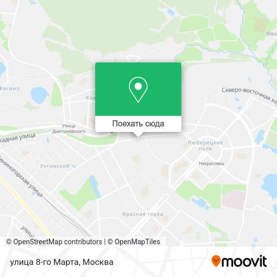 Карта улица 8-го Марта