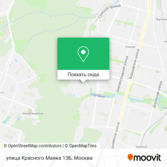 Карта улица Красного Маяка 13Б