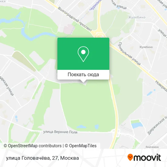 Карта улица Головачёва, 27