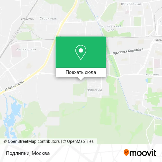 Карта Подлипки