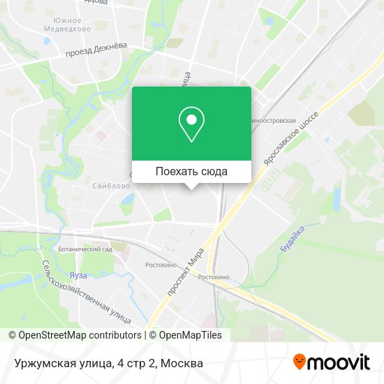 Карта Уржумская улица, 4 стр 2