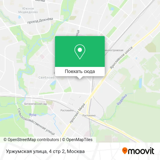 Карта Уржумская улица, 4 стр 2