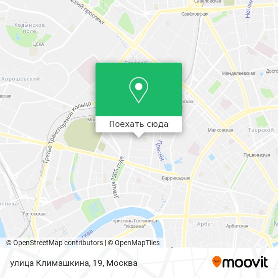 Карта улица Климашкина, 19