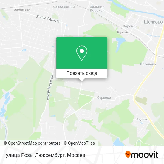 Карта улица Розы Люксембург
