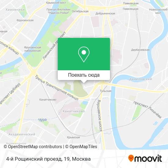 Карта 4-й Рощинский проезд, 19