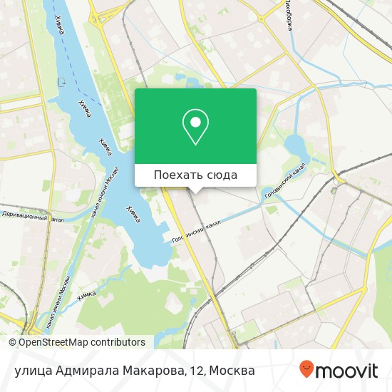 Карта улица Адмирала Макарова, 12