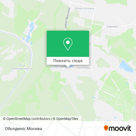 Карта Оболдино