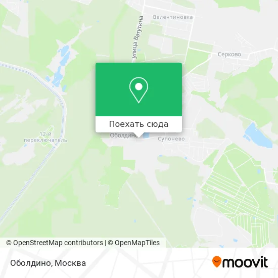 Карта Оболдино