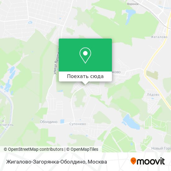 Загорянка карта московская область