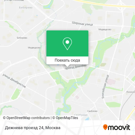 Карта Дежнева проезд 24