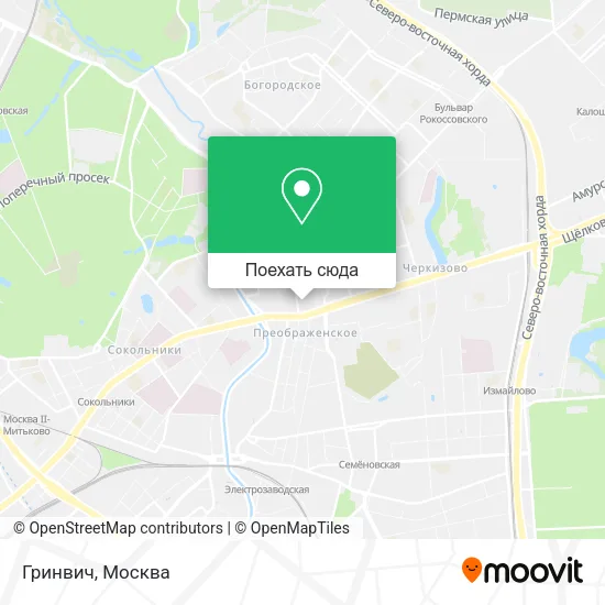 Карта Гринвич