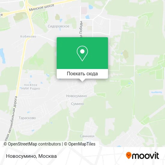 Карта Новосумино