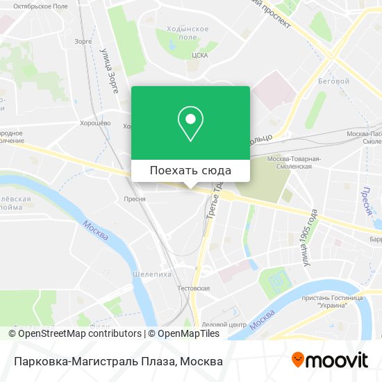 Карта Парковка-Магистраль Плаза