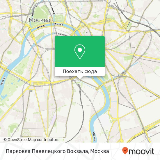 Карта Парковка Павелецкого Вокзала