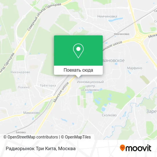 Карта Радиорынок Три Кита