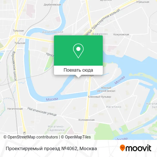 Карта Проектируемый проезд №4062