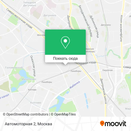 Карта Автомоторная 2