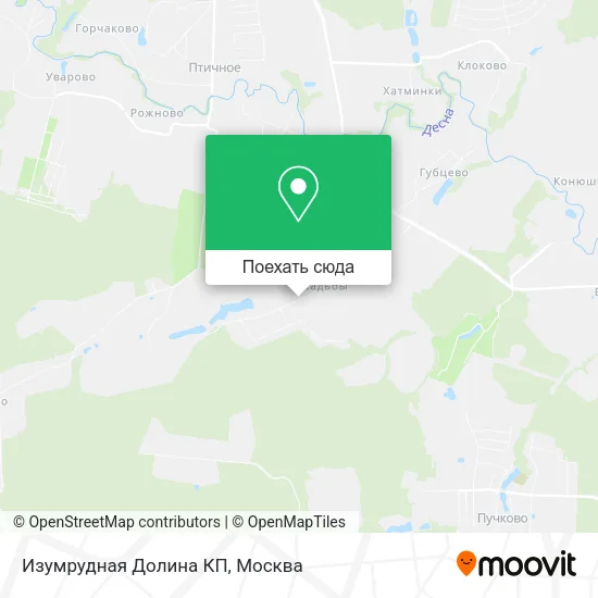 Карта Изумрудная Долина КП