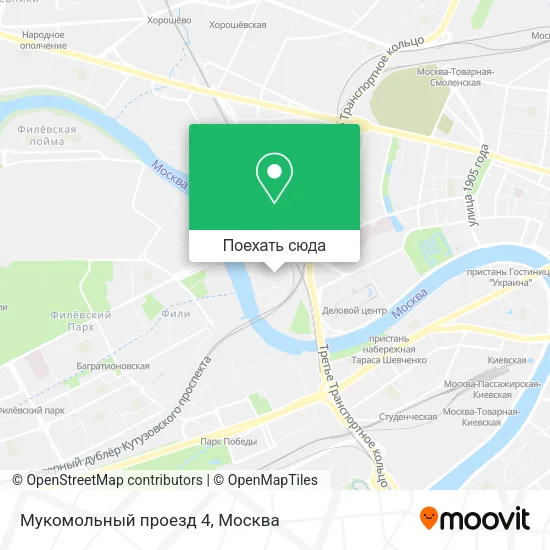 Карта Мукомольный проезд 4