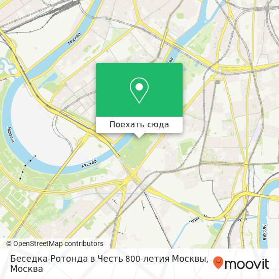 Карта Беседка-Ротонда в Честь 800-летия Москвы