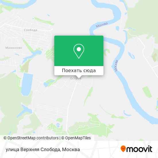 Карта улица Верхняя Слобода
