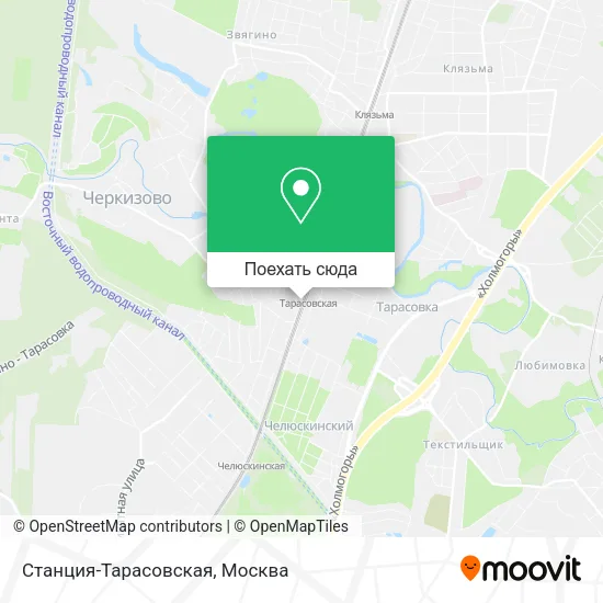 Карта Станция-Тарасовская