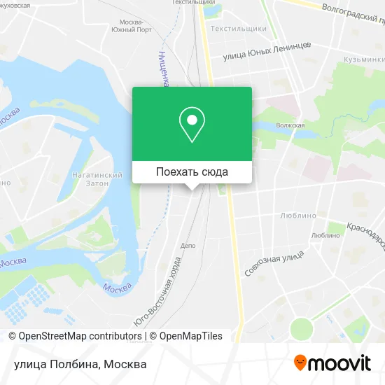 Карта улица Полбина