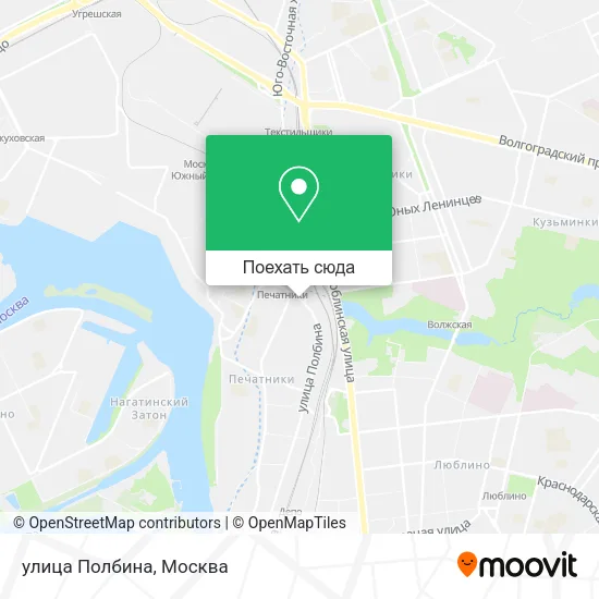 Карта улица Полбина