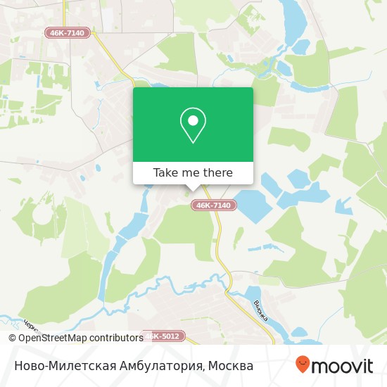 Карта Ново-Милетская Амбулатория