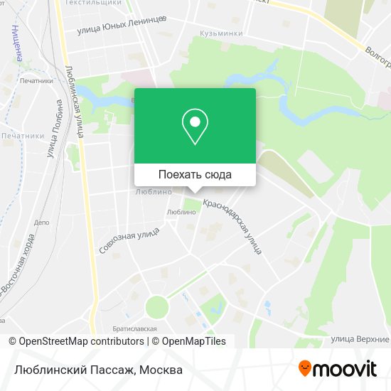 Карта Люблинский Пассаж