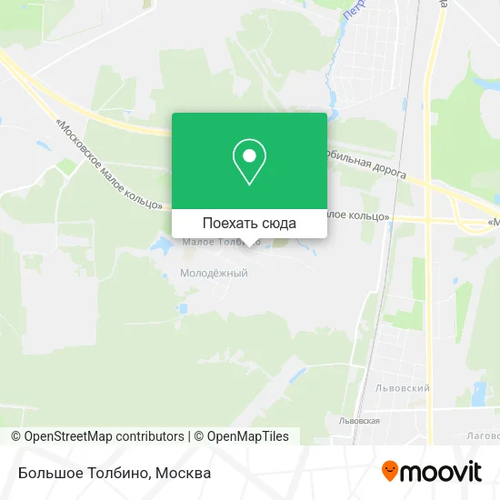 Карта Большое Толбино