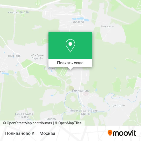 Карта Поливаново КП