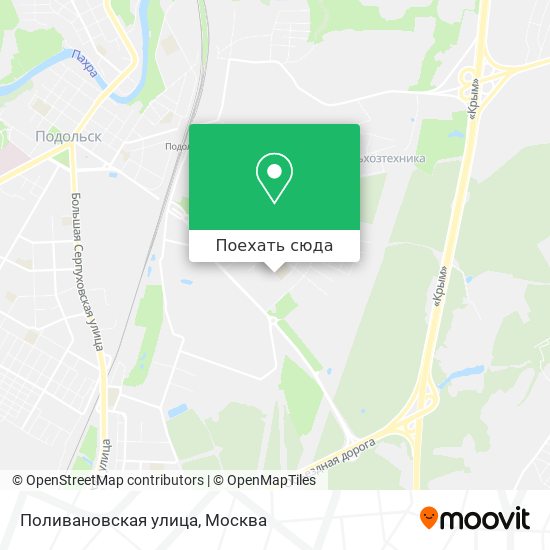 Карта Поливановская улица