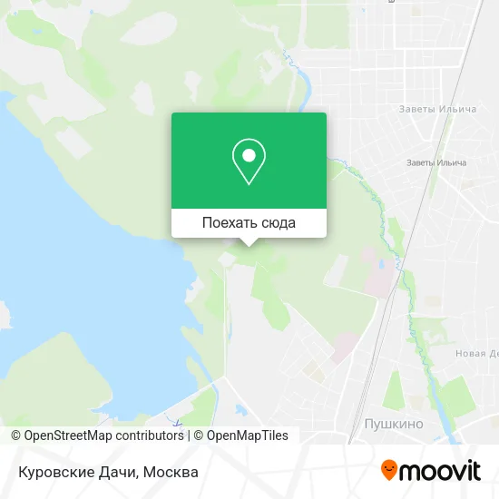 Карта Куровские Дачи