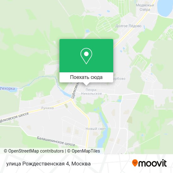 Карта улица Рождественская 4