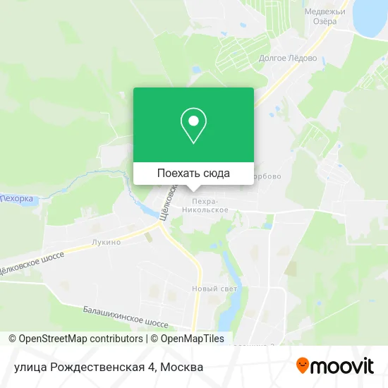 Карта улица Рождественская 4