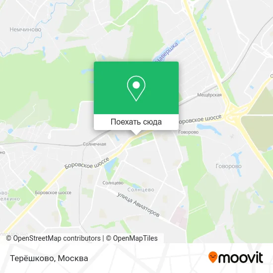 Карта Терёшково